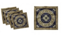 Ambesonne Greek Key Set of 4 Napkins, 18" x 18"